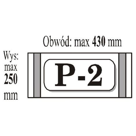 Okładka na książkę/zeszyt samoprzylepna, Wysokość: 250mm, P2, Z taśmą - 2